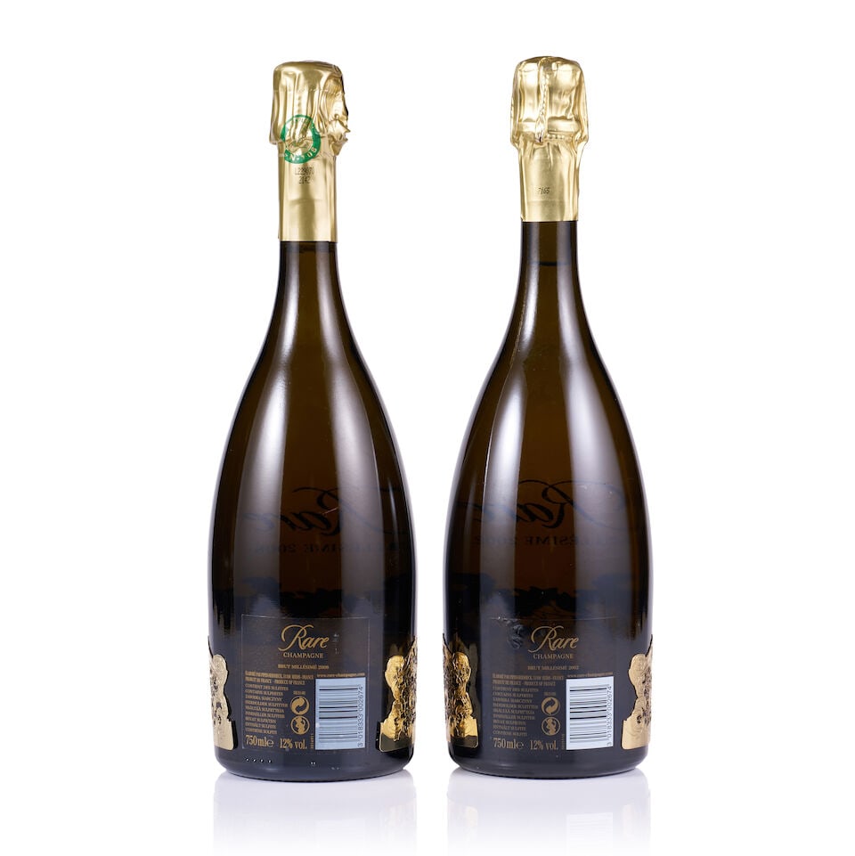 Rare Champagne, 2002 & 2008 (2 x 750ml) - 3