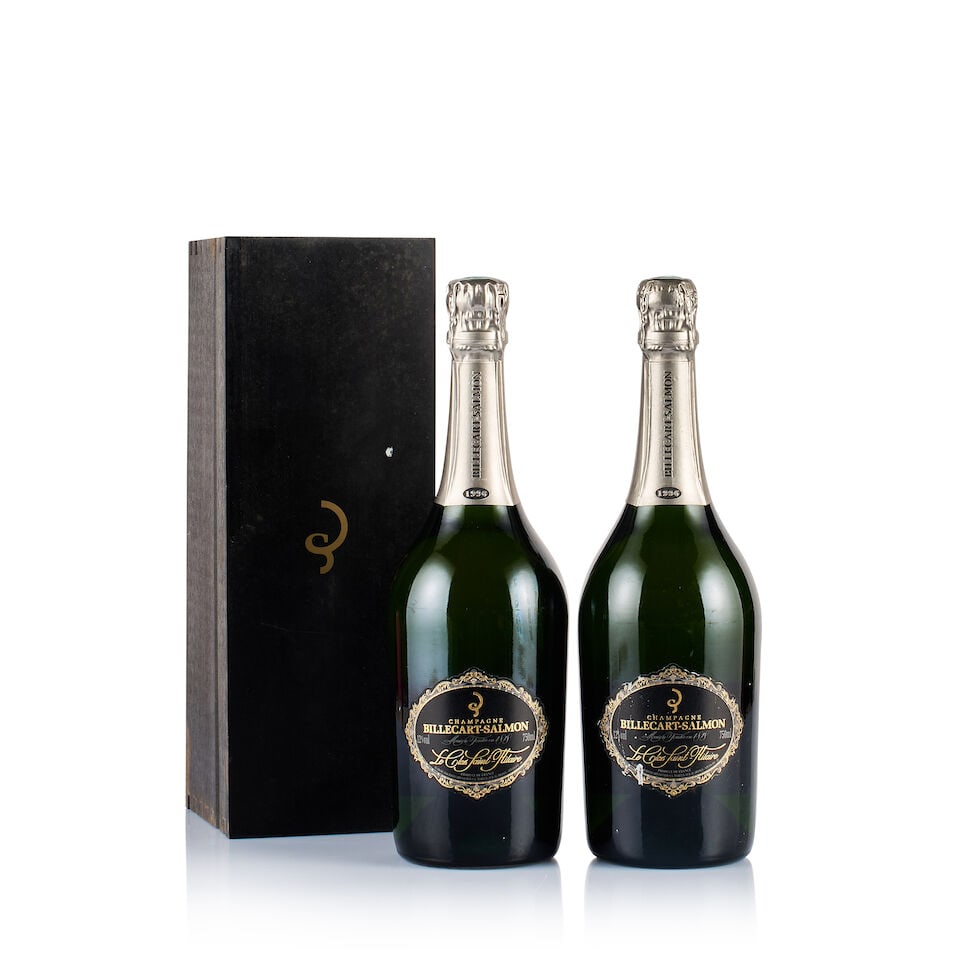 Champagne Billecart-Salmon, Clos Saint Hilaire, 1996 (2 x 750ml): Champagne Billecart-Salmon, Clos Saint Hilaire, 1996 (2 x 750ml) Region: Champagne Fill Level: 2x under 2cm inverted Capsule: ok Cork: ok Label: 1x stained and nicked, 1x good appearance Packaging: 1x