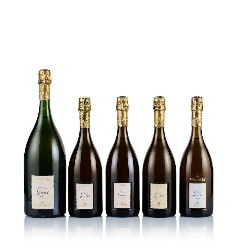 Champagne Pommery, Louise, 1998 & 2002 (4 x 750ml & 1 x Magnum) (1 of 3)