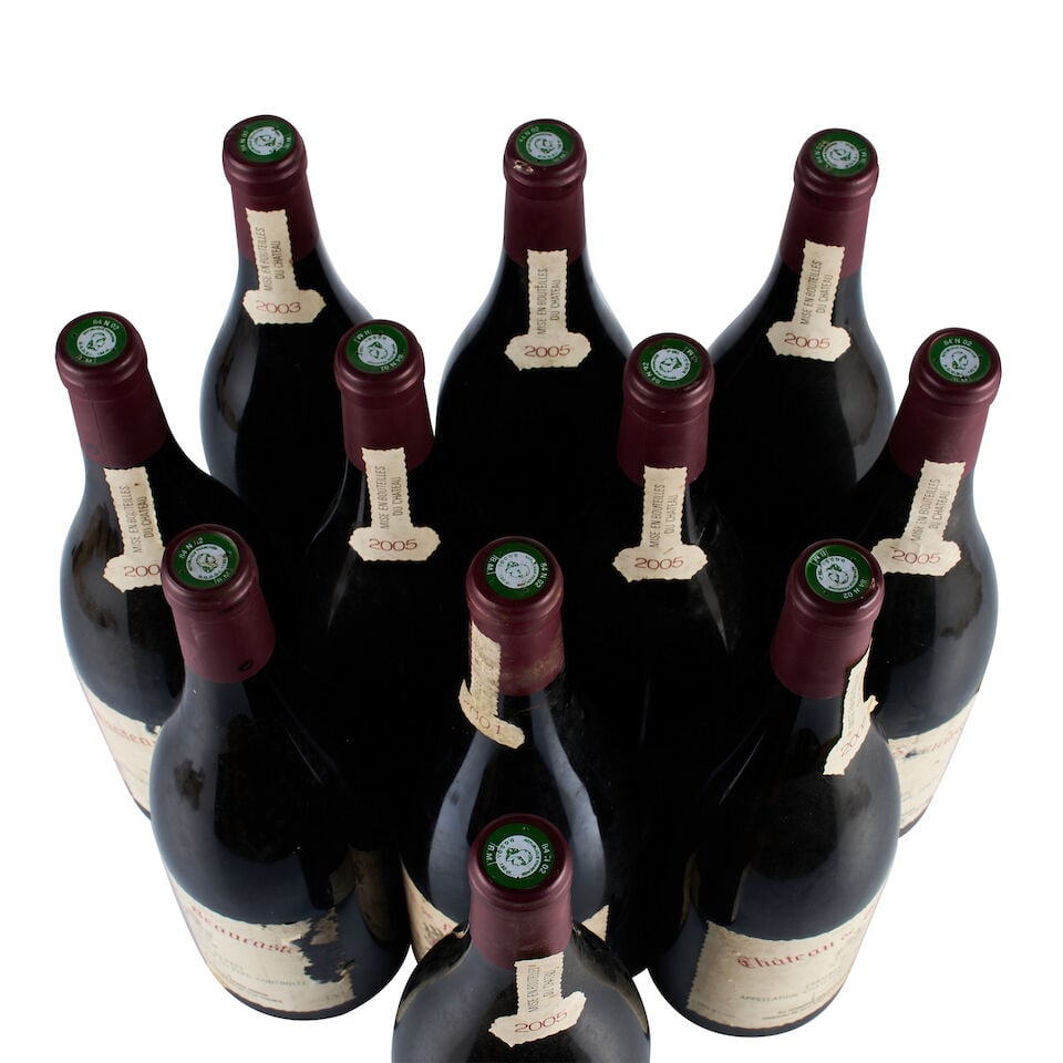 Mixed Lot of Château de Beaucastel, 2001, 2003 & 2005 (11 x Magnum) - 4
