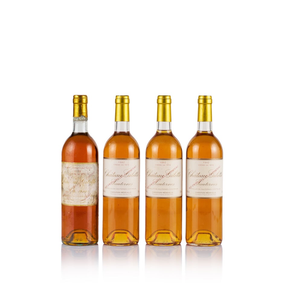 Mixed Lot of Château Gilette, Sauternes, 1955, 1961, 1982 & 1989 (10 x 750ml) - 2