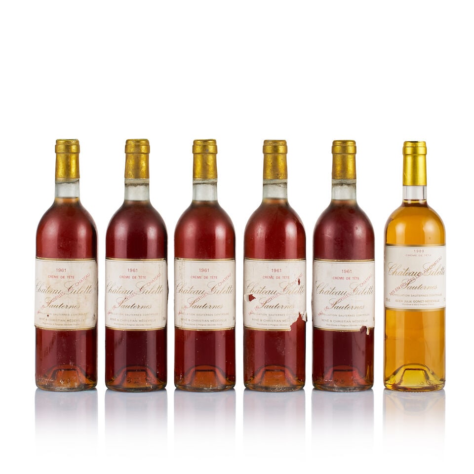 Mixed Lot of Château Gilette, Sauternes, 1955, 1961, 1982 & 1989 (10 x 750ml) - 4