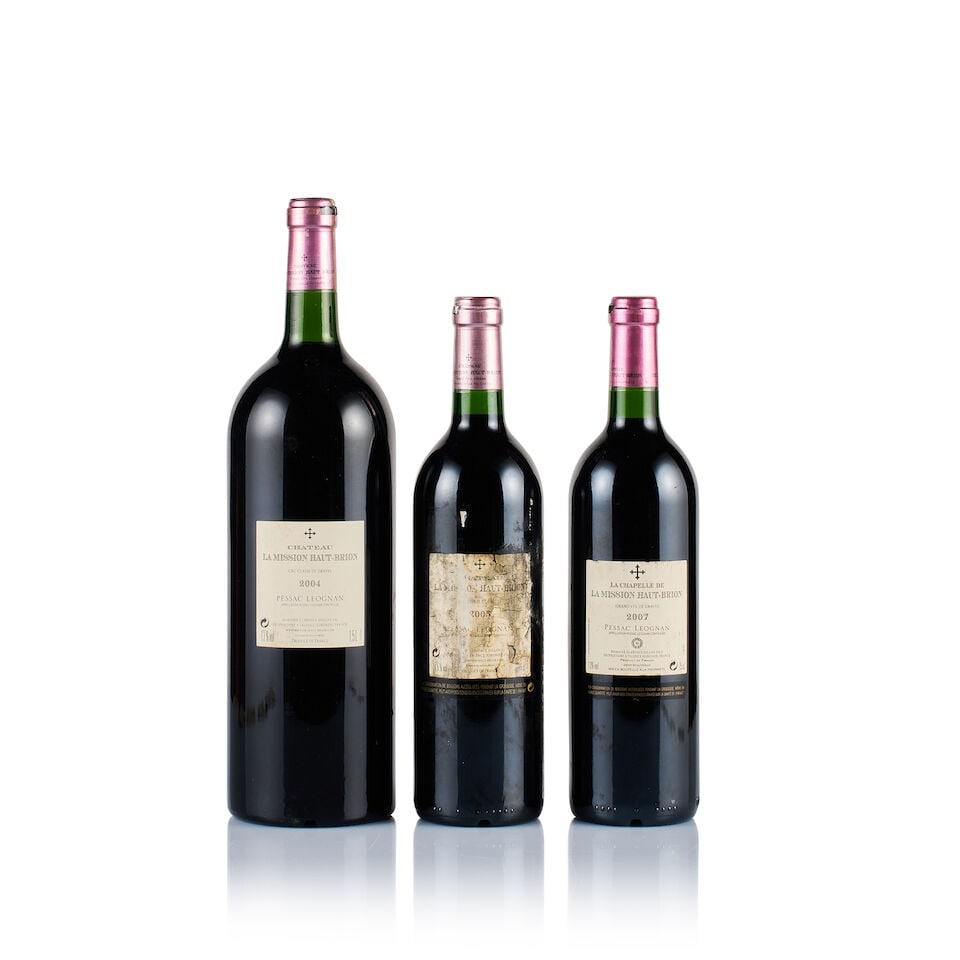 Mixed Lot of Château La Mission Haut-Brion, Pessac-Léognan, 2004, 2005 & 2007 (2 x 750... - 3
