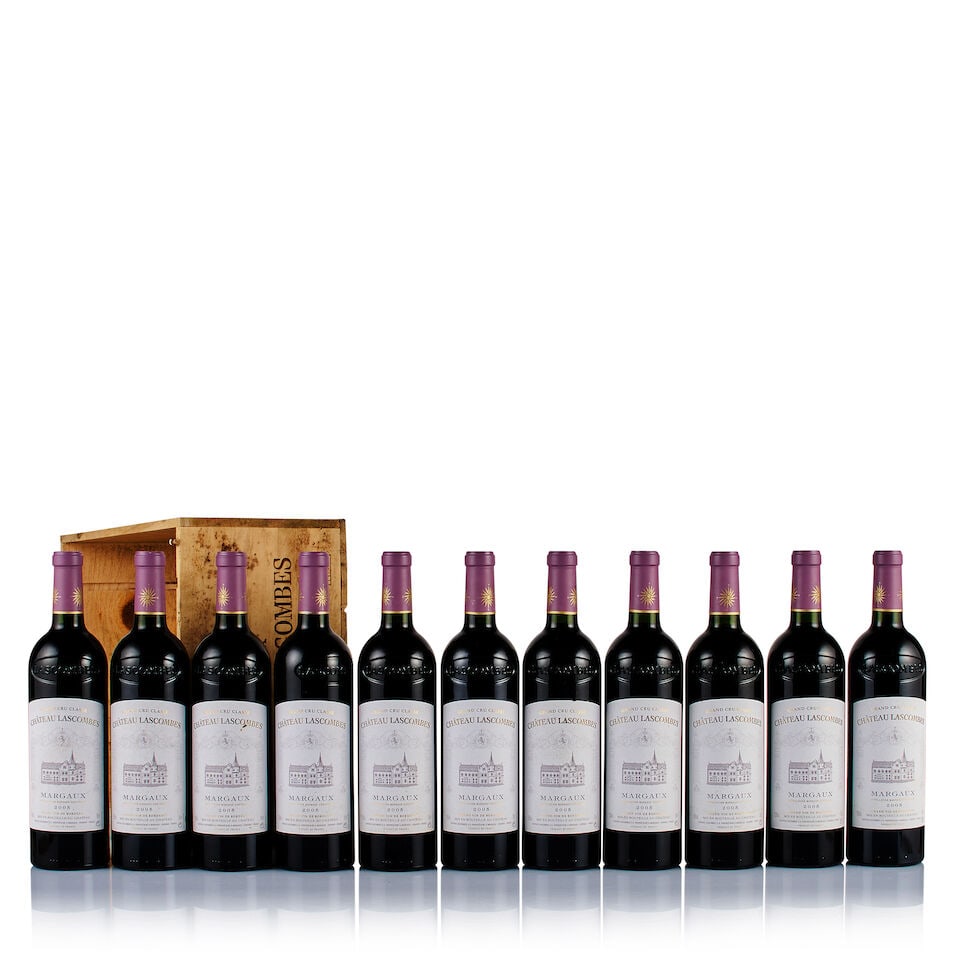 Château Lascombes, Margaux, Grand Cru Classé, 2005 (11 x 750ml): Château Lascombes, Margaux, Grand Cru Classé, 2005 (11 x 750ml) Region: Bordeaux Fill Level: into neck Capsule: ok Cork: ok Label: all very slightly bin-soiled, 1x nicked Packaging: original