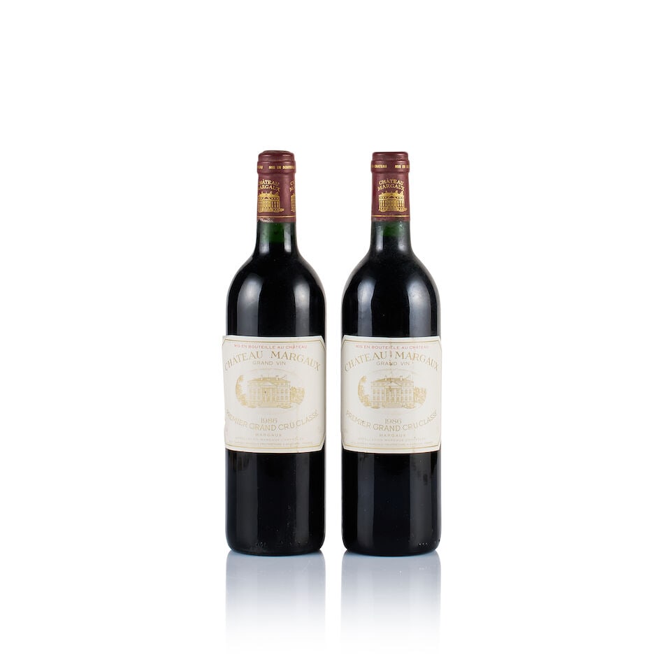 Château Margaux, Margaux, 1er Grand Cru Classé, 1986 (2 x 750ml) (1 of 2)
