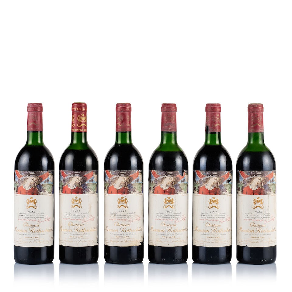 Château Mouton Rothschild, Pauillac, 1er Grand Cru Classé, 1985 (6 x 750ml) (1 of 2)