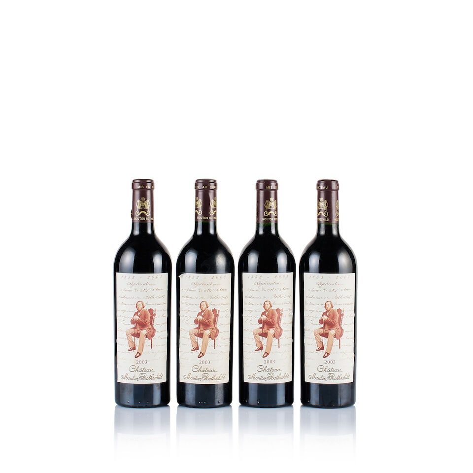 Château Mouton Rothschild, Pauillac, 1er Grand Cru Classé, 2003 (4 x 750ml) (1 of 3)