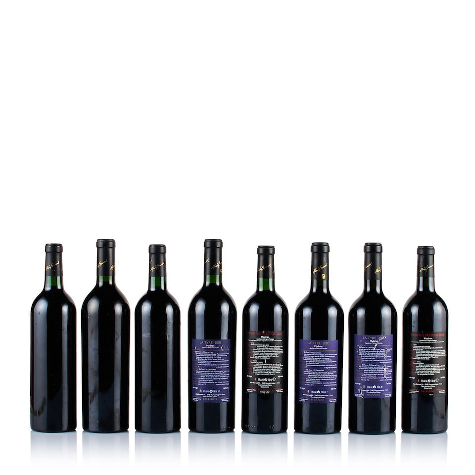 Mixed Lot of Montus, 2001, 2002, 2003, 2006, 2010 & 2012 (8 x 750ml & 1 x 3 liter) - 6