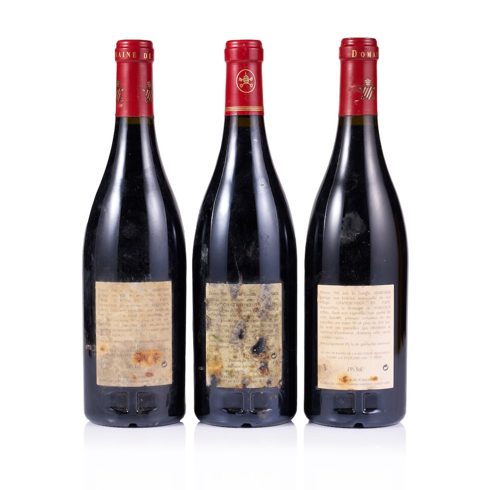 Domaine de Marcoux, Châteauneuf-du-Pape, Vieilles Vignes, 2005, 2007 & 2009 (3 x 750ml) - 3