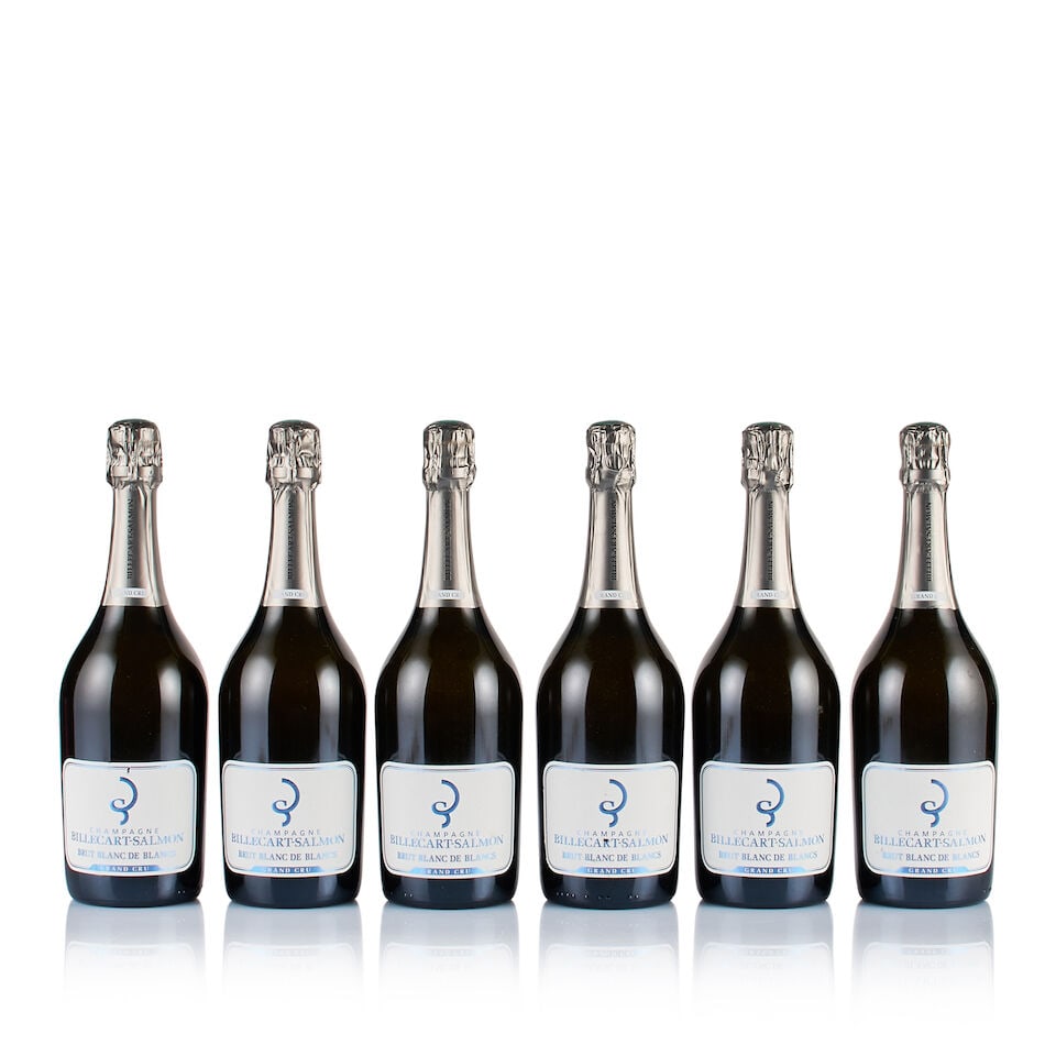 Champagne Billecart-Salmon, Blanc de Blancs, Grand Cru (6 x 750ml): Champagne Billecart-Salmon, Blanc de Blancs, Grand Cru (6 x 750ml) Region: Champagne Fill Level: excellent Capsule: ok Cork: ok Label: all very slightly bin-soiled, 2x slightly nicked, 1x very slightl