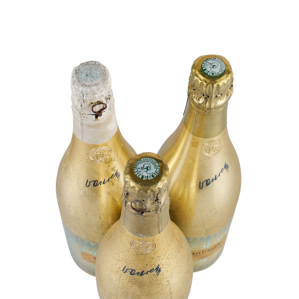 Champagne Taittinger, Collection, Victor Vasarely, 1978 (3 x 750ml) - 2