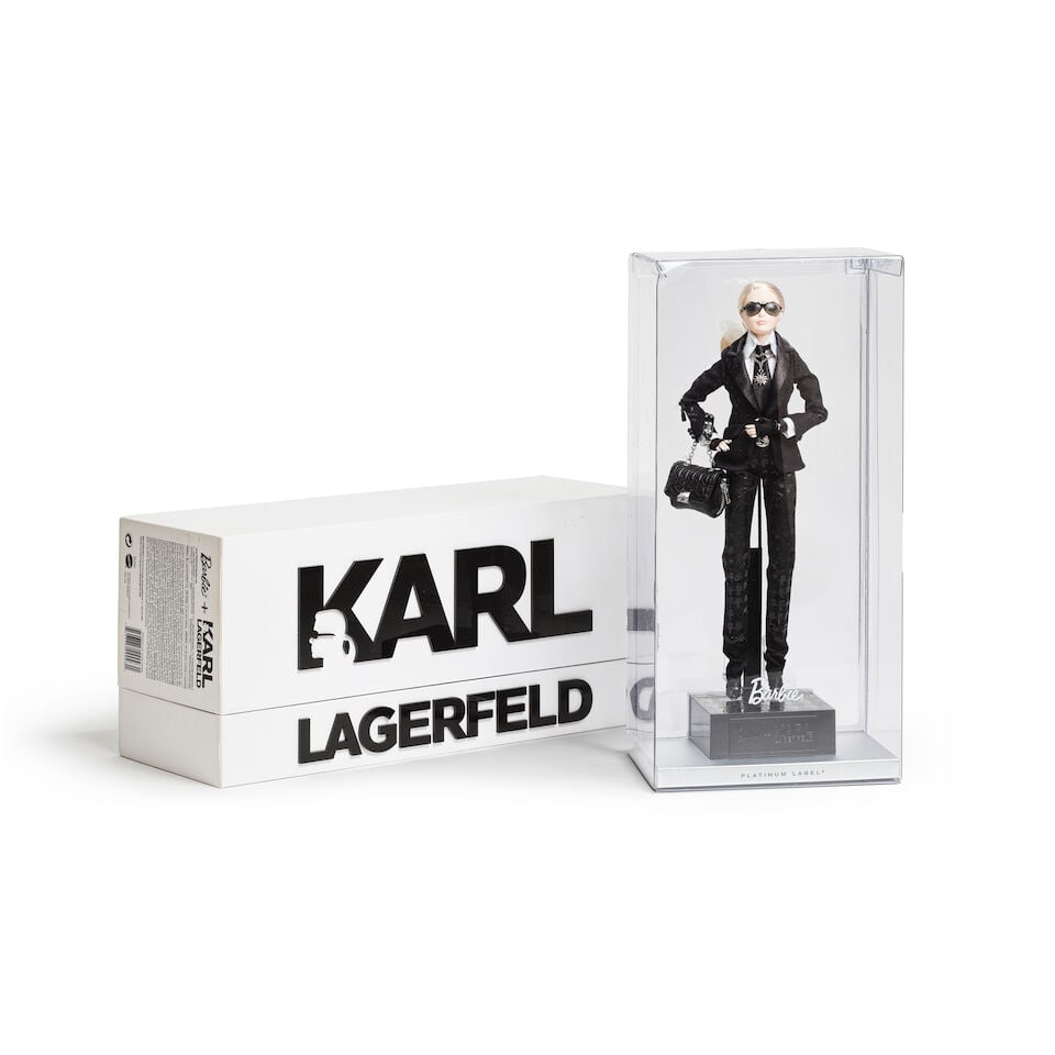 Karl Lagerfeld x Mattel, Edition Limitée. Poupée Barbie à l'effigie de Karl Lager... (1 of 2)