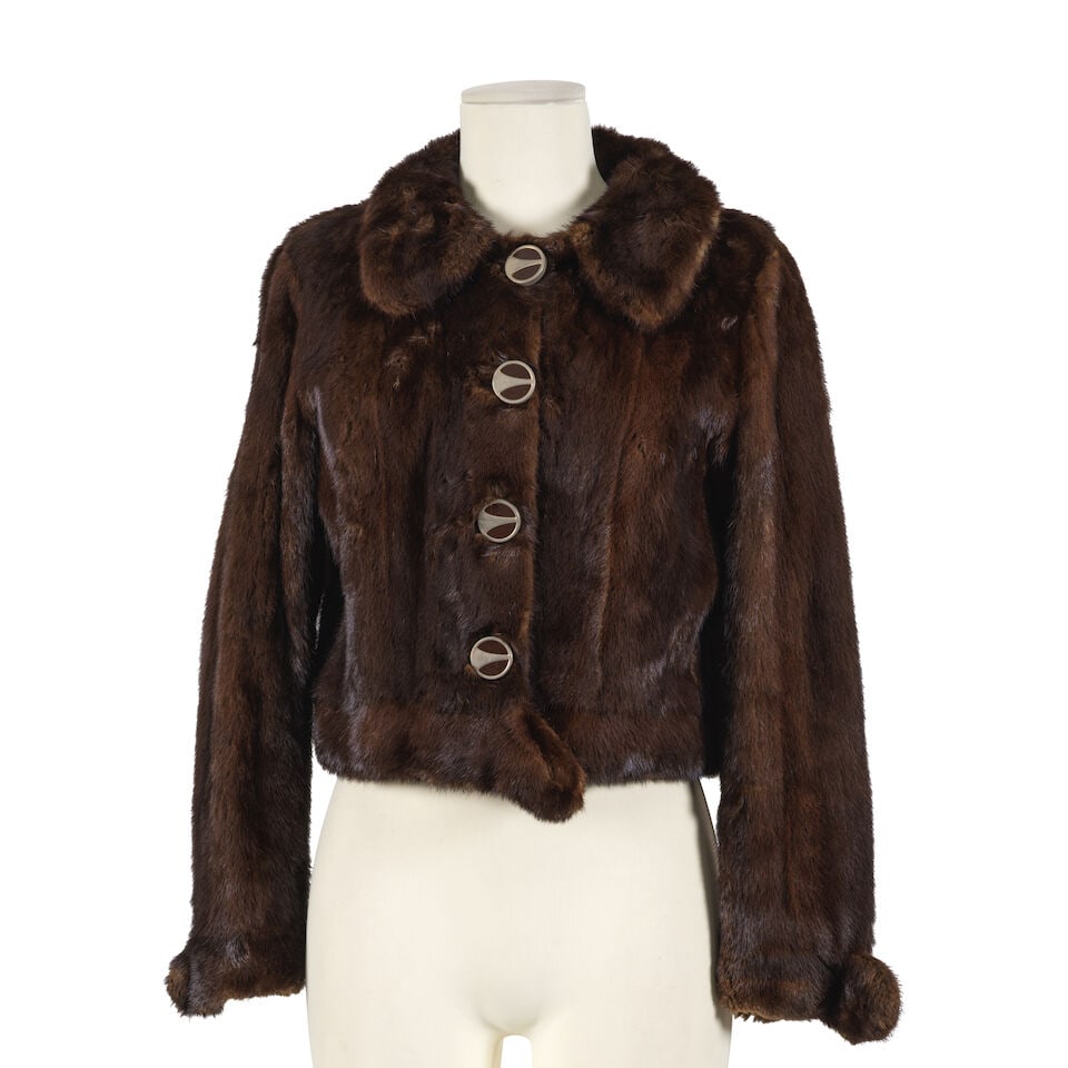 Saint Laurent, circa 1968/1970. Blouson court en vison. (1 of 2)