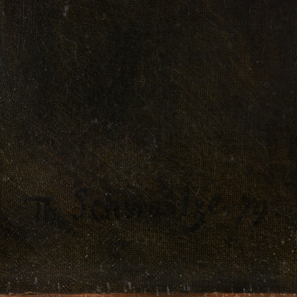 Therese Schwartze (Dutch, 1852-1918) Portrait of a Lady in Black (unframed) - 3