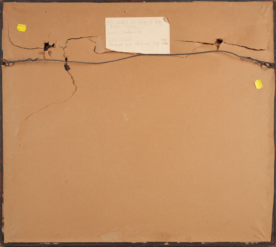 Framed English Needlepoint, mid 17th century, - 2