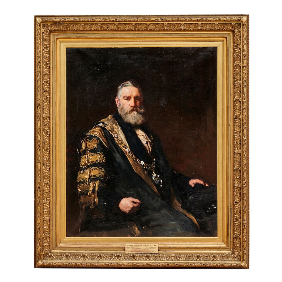 Francis Montague (Frank) Holl (British, 1845-1888) Portrait of Sir Robert Nicholas Fowler, 1st B... (1 of 4)