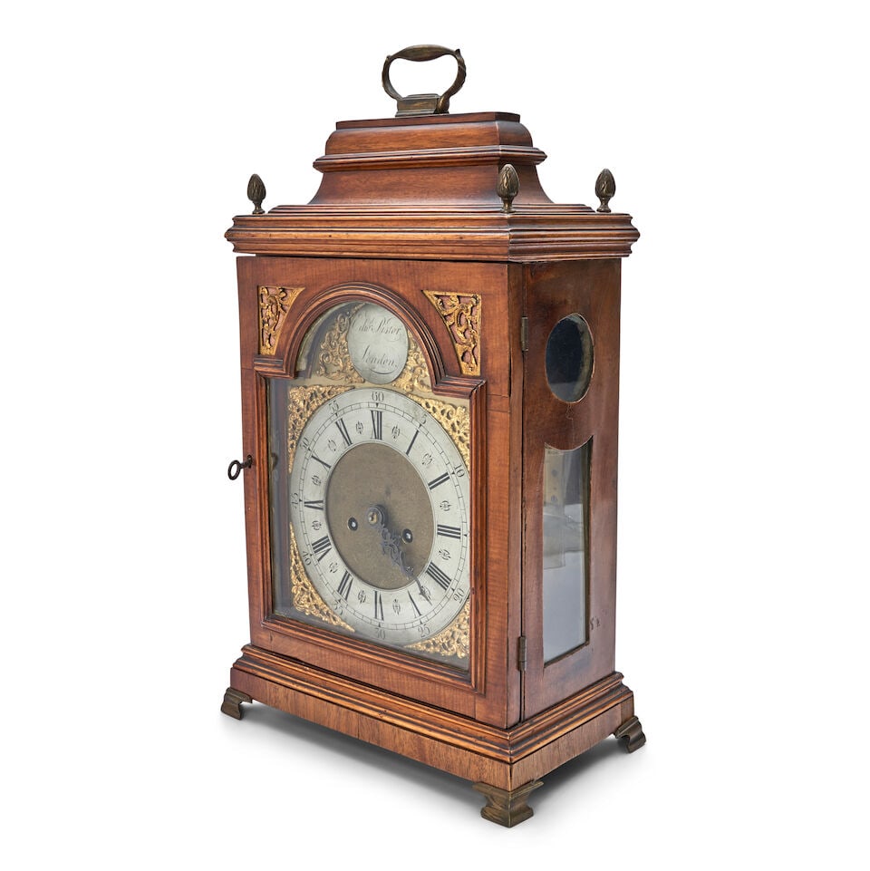 George III Mahogany Striking Table Clock, England, - 2