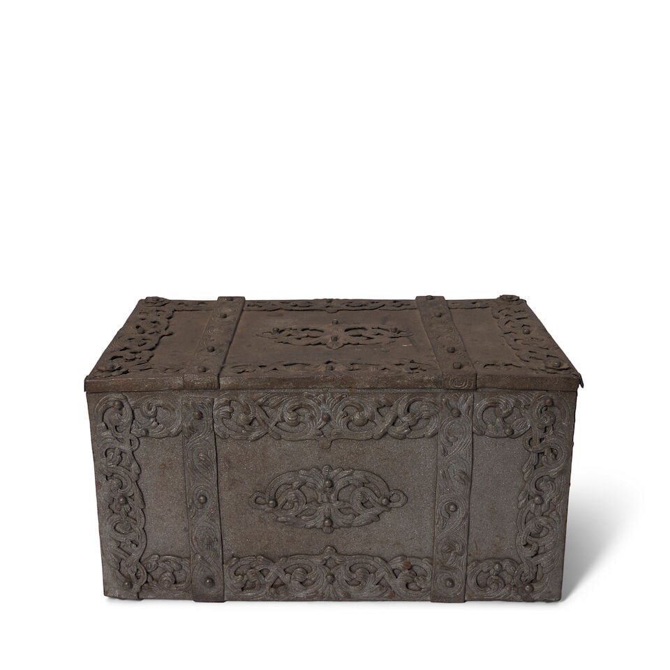 German Iron Strongbox, 16th-17th century, (1 of 1)