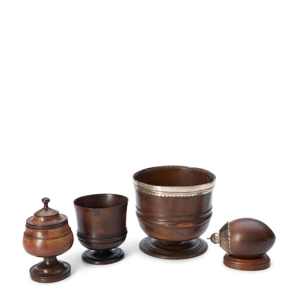 Four Pieces of Treen Ware, England, 19th century, (1 of 1)