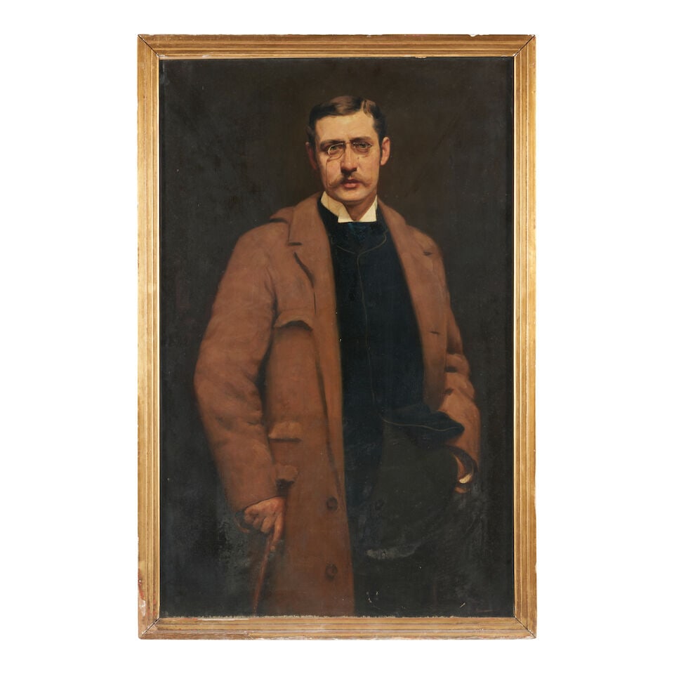 Attributed to Charles Kay Robertson (Scottish, active 1888-1931) Portrait of William Birnie Rhin... (1 of 2)