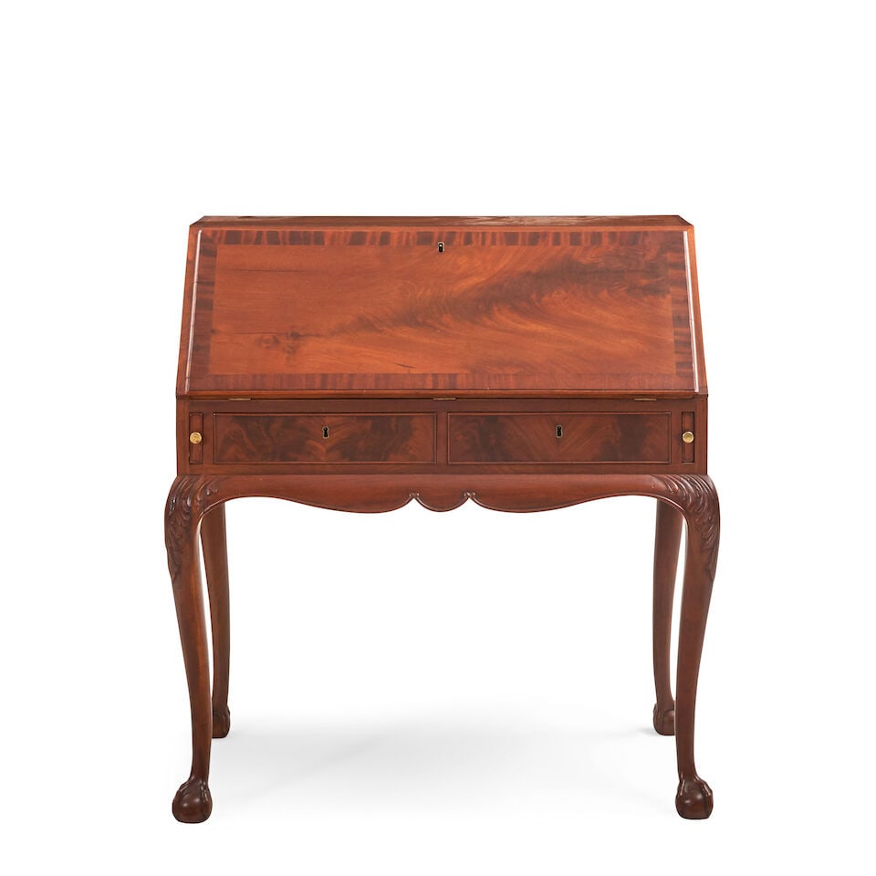 Georgian Mahogany Secretary Base, England, late 18th century, (1 of 3)