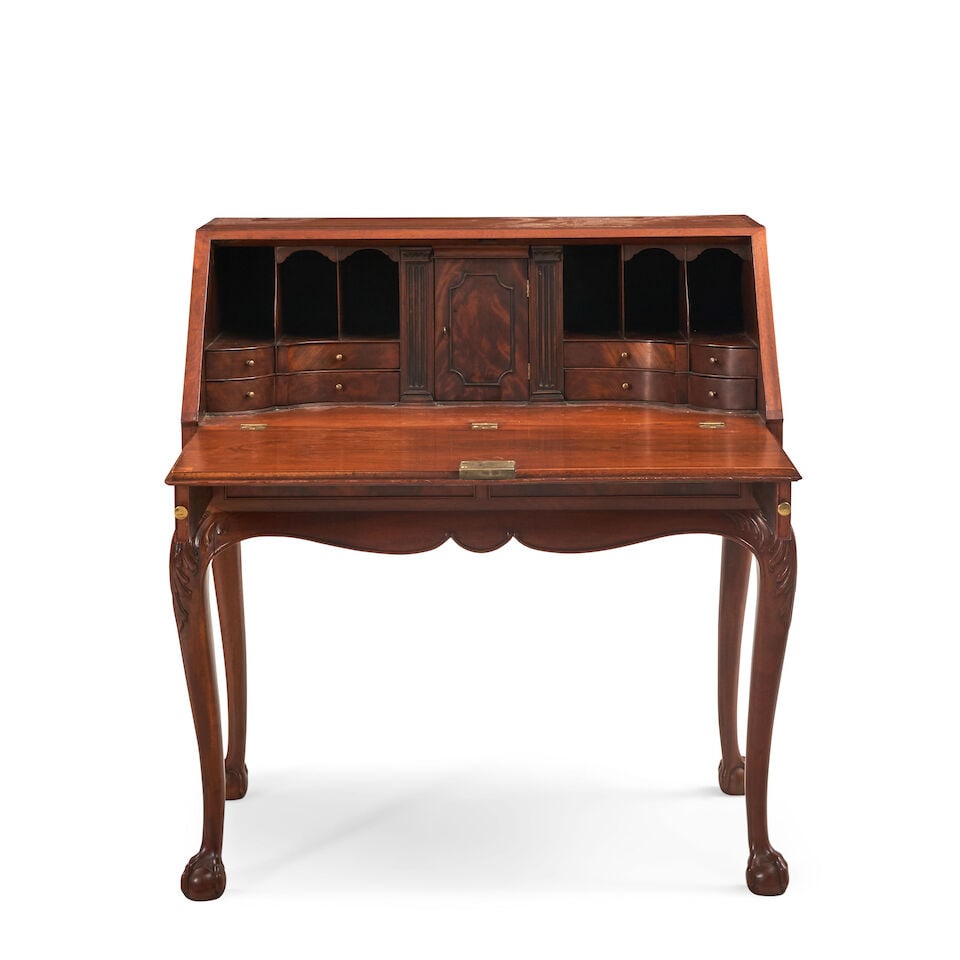Georgian Mahogany Secretary Base, England, late 18th century, - 3