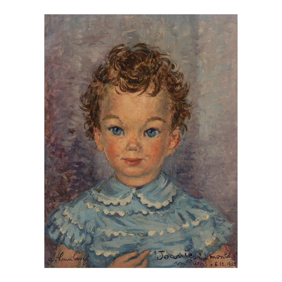 André Hambourg (French, 1909-1999) Joanie, 22 Months (framed 53.2 x 45.0 x 5.5 cm (20 15/16... (1 of 4)