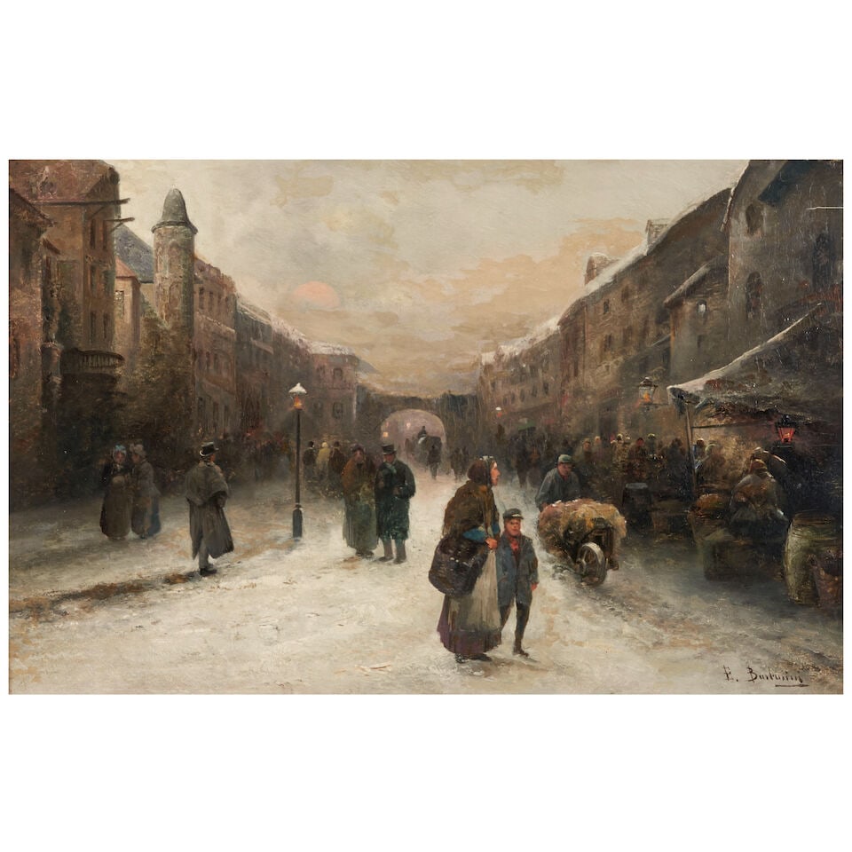 Emil Barbarini (Austrian, 1855-1930) Old England (framed 50.8 x 65.1 x 8.6 cm (20 x 25 5/8 x 3 3... (1 of 4)