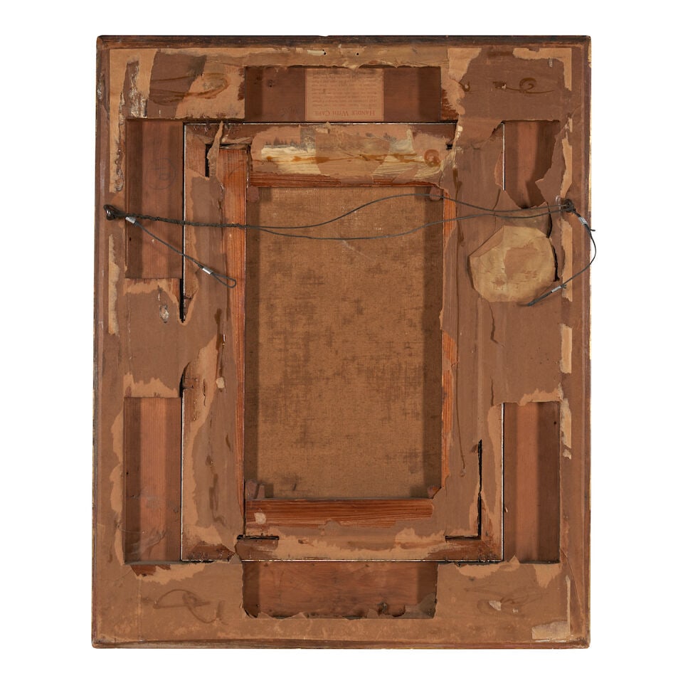 Rubens Santoro (Italian, 1859-1942) Women Doing the Washing (framed 67.0 x 54.0 x 9.0 cm (26 3/8... - 3