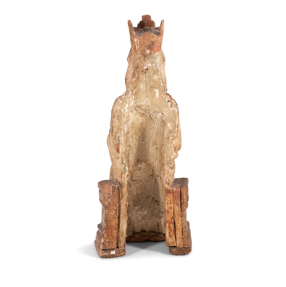 Large Renaissance Madonna and Child in Majesty, Spain, 16th/17th century, - 2