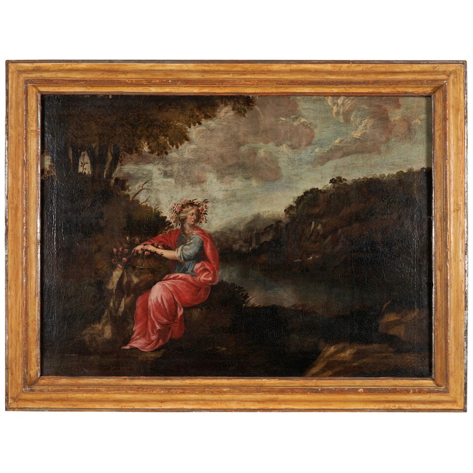 Italian School (18th/19th Century) La Primavera (framed 83.0 x 109.0 x 9.0 cm (32 11/16 x 42 15/... (1 of 3)