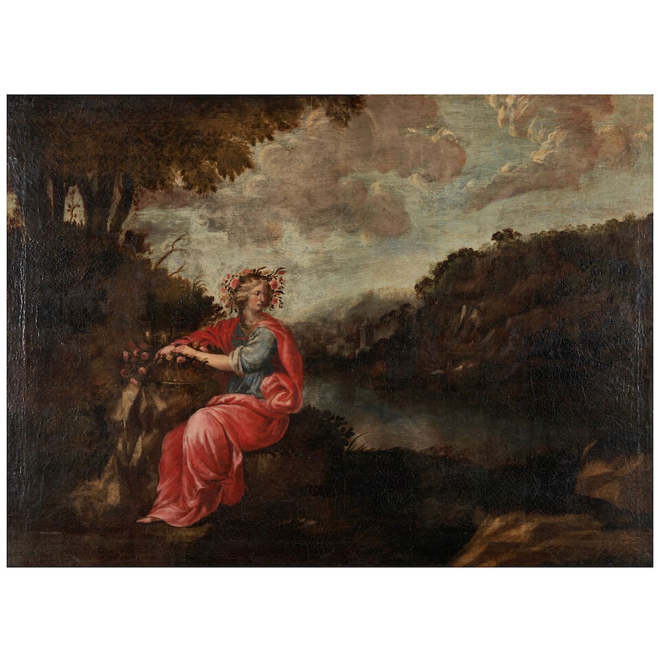 Italian School (18th/19th Century) La Primavera (framed 83.0 x 109.0 x 9.0 cm (32 11/16 x 42 15/... - 2