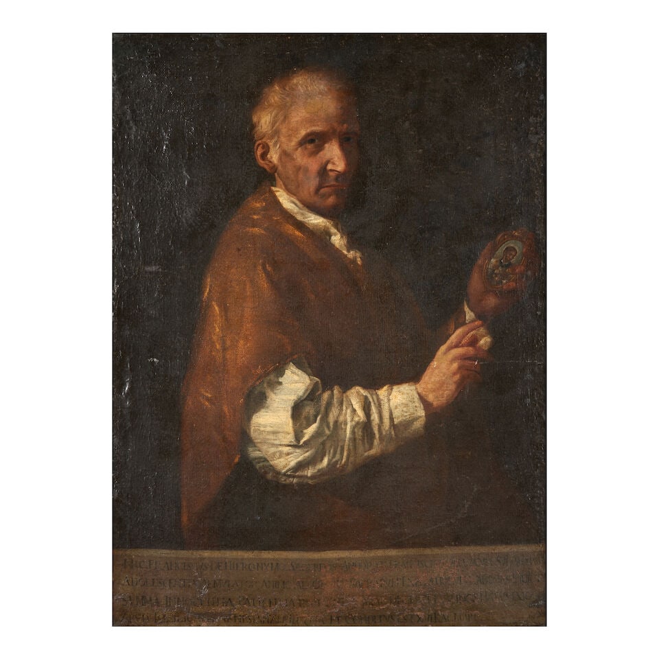 Spanish School (17th/18th Century) Portrait of a Man in Robes, Possibly Saint Francis Jerome (fr... - 3