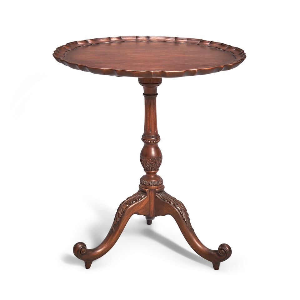 George III Style Mahogany Tea Table, England, late 19th/early 20th century, - 2