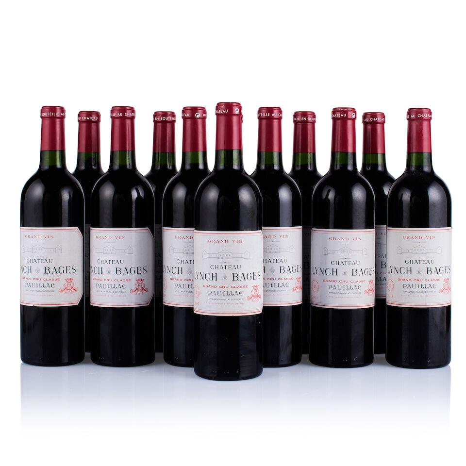 Château Lynch-Bages, Pauillac, Grand Cru Classé, 2005 (12 x 750ml): Château Lynch-Bages, Pauillac, Grand Cru Classé, 2005 (12 x 750ml) Region: Bordeaux Fill Level: into neck Capsule: ok Cork: ok Label: all bin-soiled, 3x lightly bin-soiled Packaging: neutral