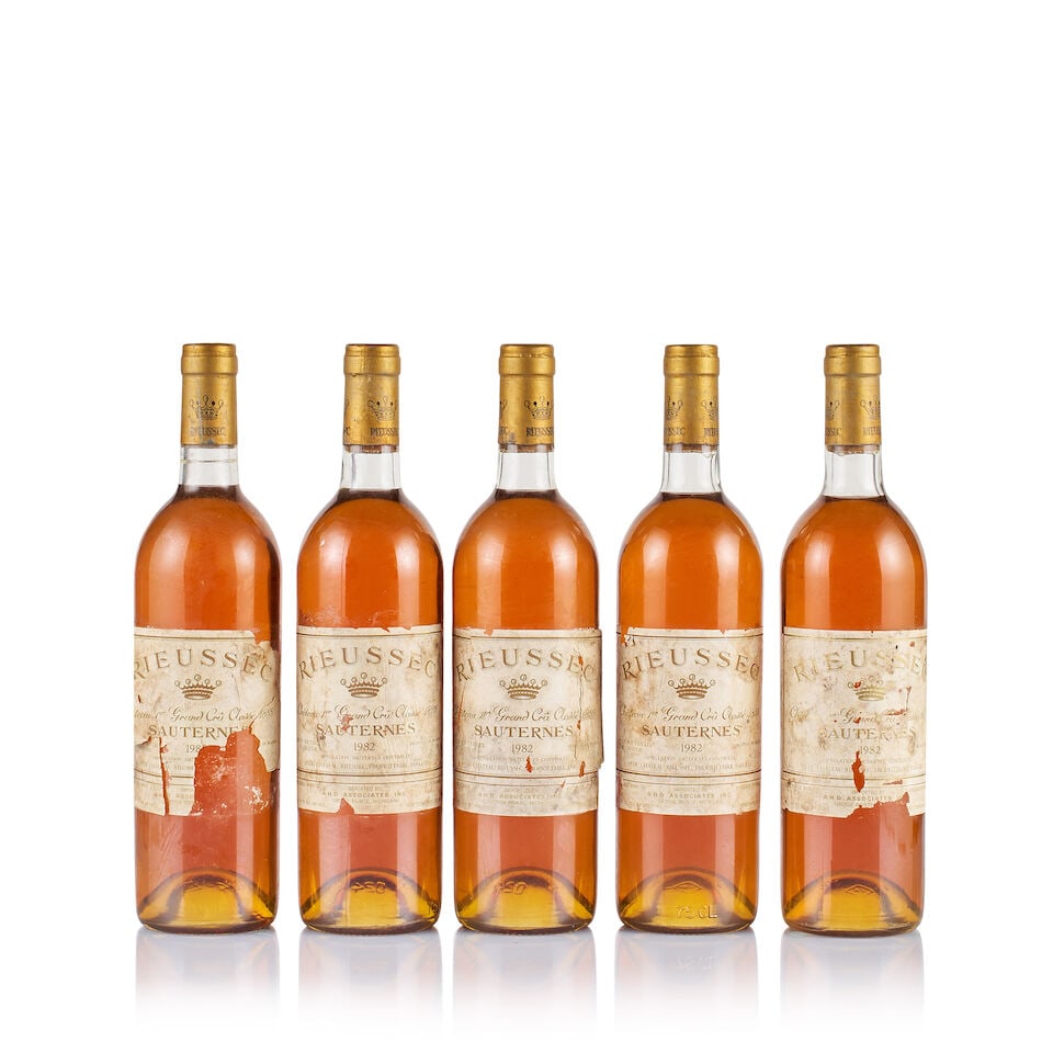 Château Rieussec, Sauternes, 1975, 1982, 1999, 2004 & 2008 (3 x 375ml, 12 x 750ml, 1 x Magnum) - 5