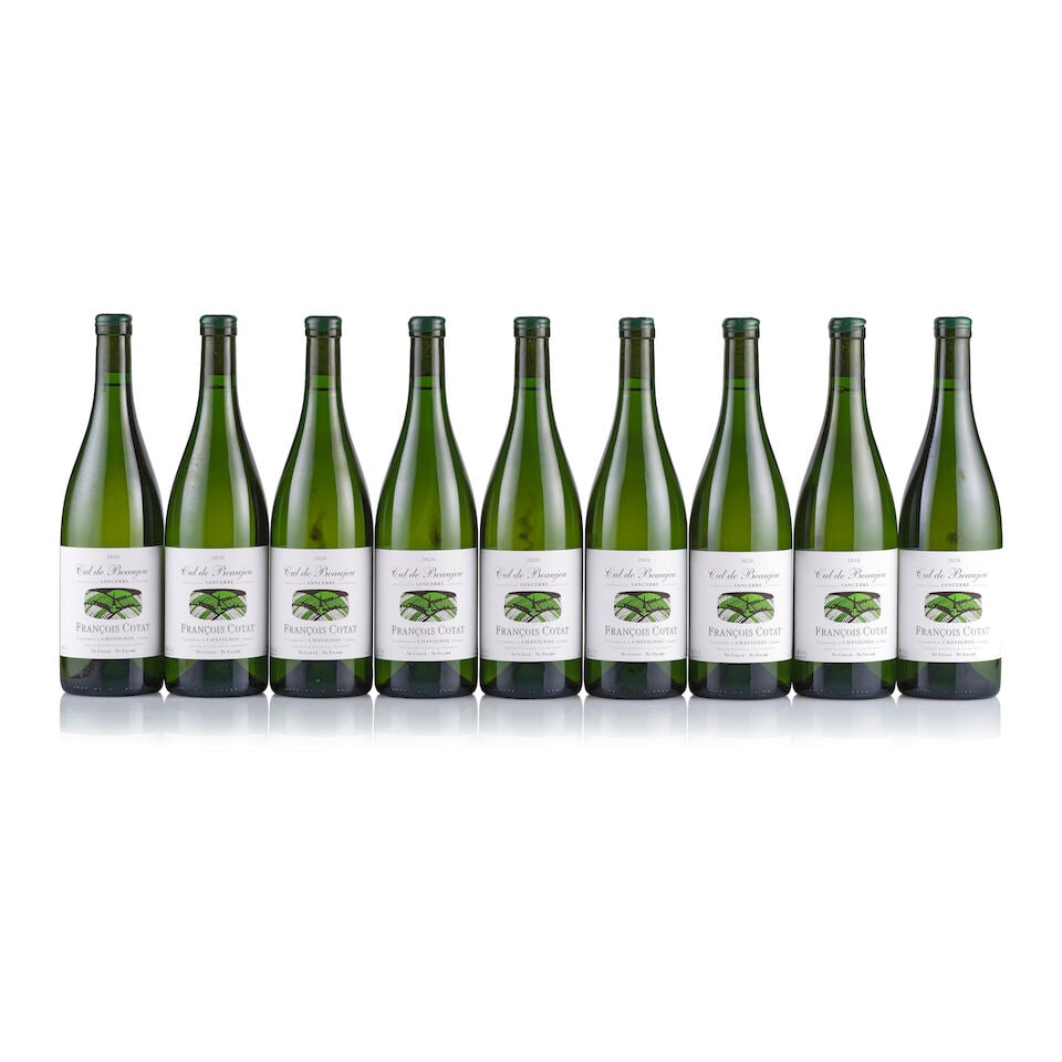 François Cotat, Sancerre, Les Culs de Beaujeu, 2020 (9 x 750ml): François Cotat, Sancerre, Les Culs de Beaujeu, 2020 (9 x 750ml) Region: Loire Fill Level: excellent Capsule: green wax, ok Cork: ok Label: good appearance Packaging: original carton This lot is s