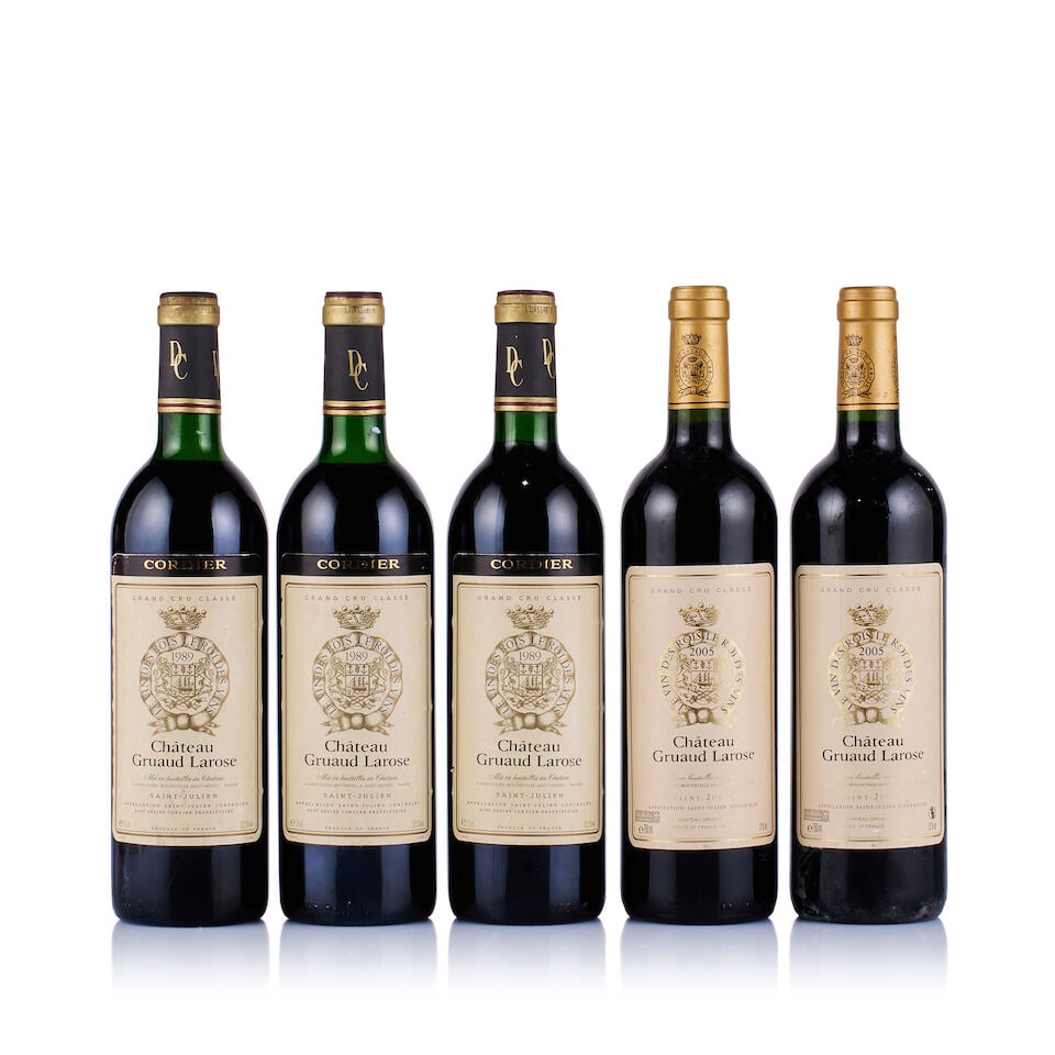 Château Gruaud Larose, Saint-Julien, Grand Cru Classé, 1989 & 2005 (5 x 750ml) (1 of 1)