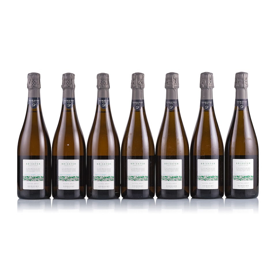 Champagne Dehours & Fils, Brisefer, 2008 & 2012 (7 x 750ml): Champagne Dehours & Fils, Brisefer, 2008 (3 x 750ml) Region: Champagne Fill Level: excellent Capsule: ok Cork: ok Label: 2x good appearance, 1x slightly stained Packaging: neutral carton Champagne