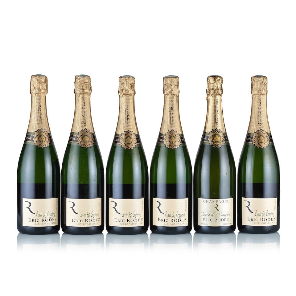 Champagne Eric Rodez, Cuvée des Crayères, Grand Cru (6 x 750ml): Champagne Eric Rodez, Cuvée des Crayères, Grand Cru (6 x 750ml) Region: Champagne Fill Level: excellent Capsule: ok Cork: ok Label: good appearance Packaging: neutral carton This lot is subj