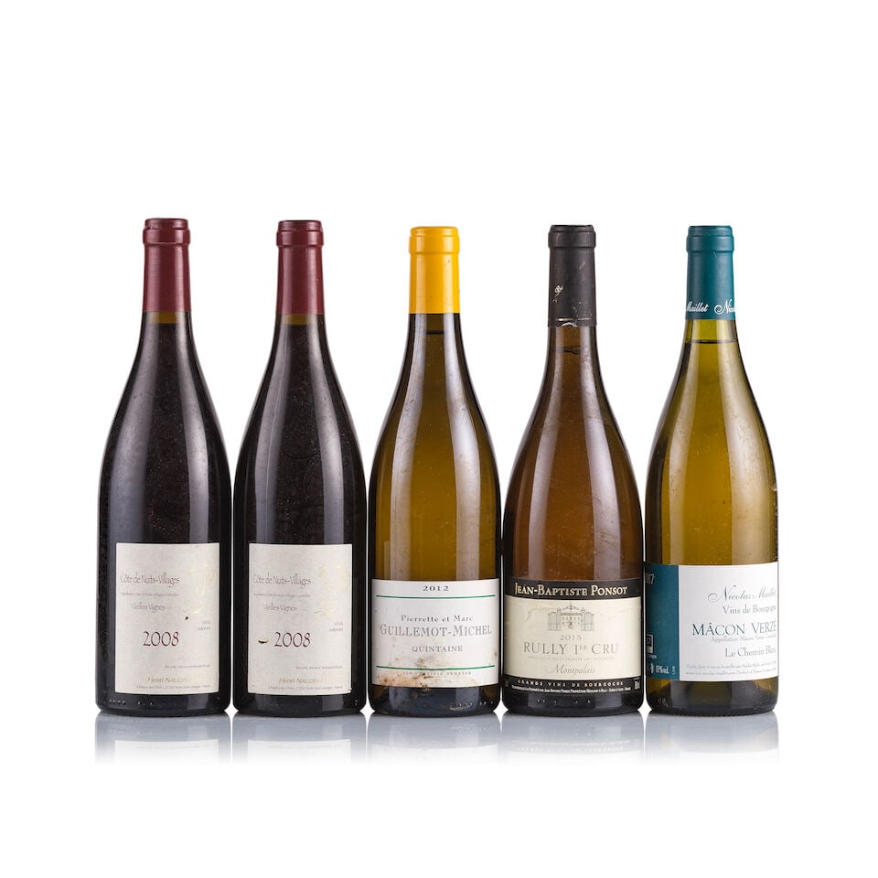 Mixed Lot of Burgundy, 2008, 2012, 2015 & 2017 (5 x 750ml) (1 of 1)