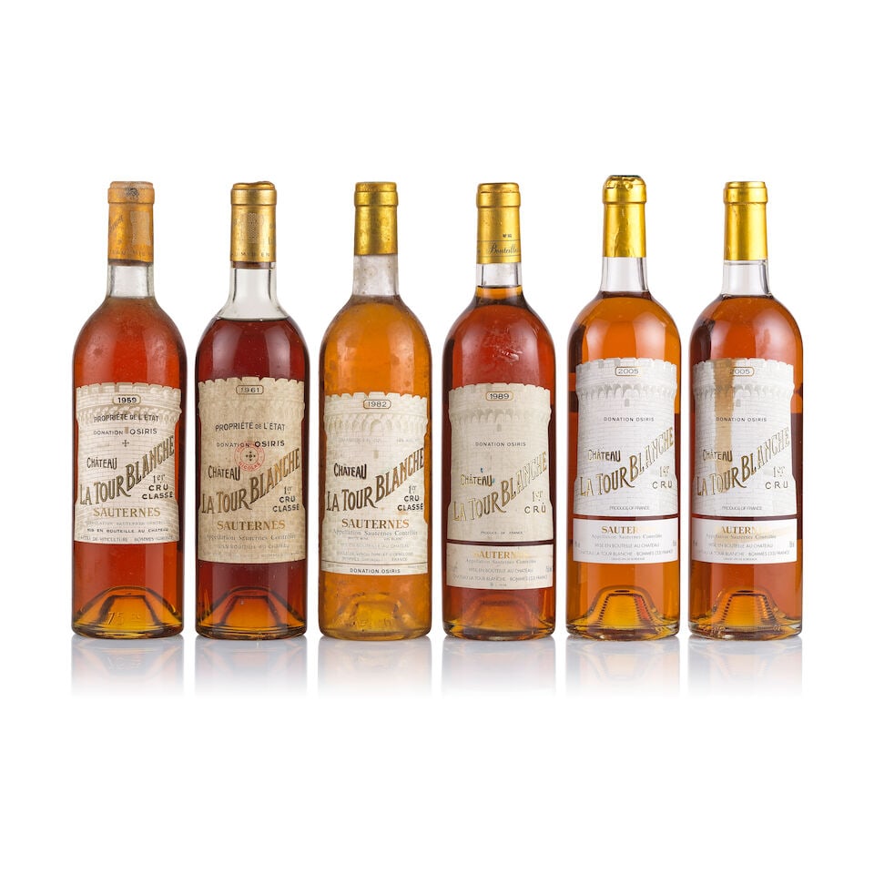 Château La Tour Blanche, Sauternes, 1959, 1961, 1982 & 1989 (6 x 750ml) (1 of 1)
