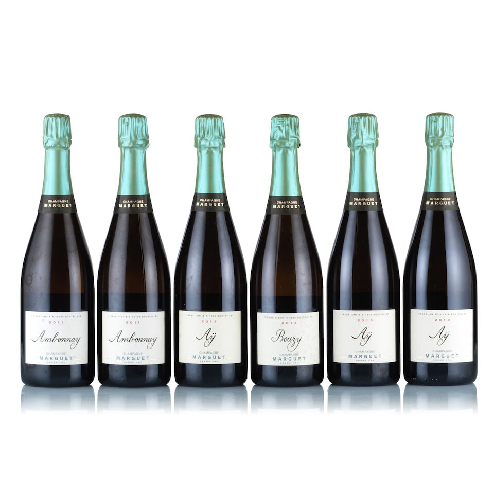 Mixed Lot of Champagne Marguet, Grand Cru, 2011 & 2013 (6 x 750ml) (1 of 1)