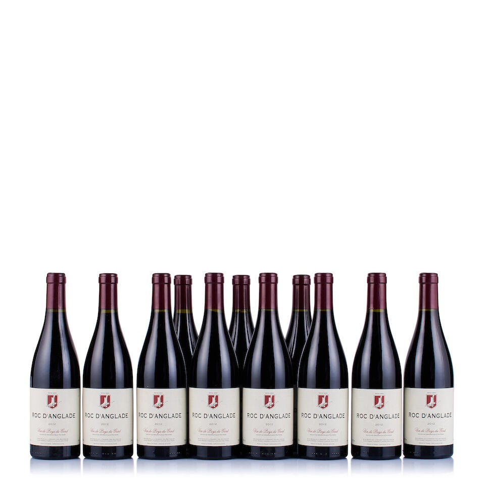 Roc d'Anglade, Vin de Pays du Gard, 2012 (11 x 750ml): Roc d'Anglade, Vin de Pays du Gard, 2012 (11 x 750ml) Region: Languedoc Fill Level: excellent Capsule: ok Cork: ok Label: 3x lightly bin-soiled, 2x nicked, 6x good appearance Packaging: 2x neutral car