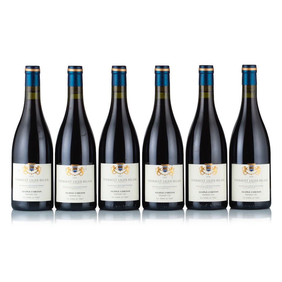 Thibault Liger-Belair, Aloxe-Corton 1er Cru, La Toppe au Vert, 2018 (6 x 750ml): Thibault Liger-Belair, Aloxe-Corton 1er Cru, La Toppe au Vert, 2018 (6 x 750ml) Region: Burgundy Fill Level: excellent Capsule: ok Cork: ok Label: good appearance Packaging: neutral carton For