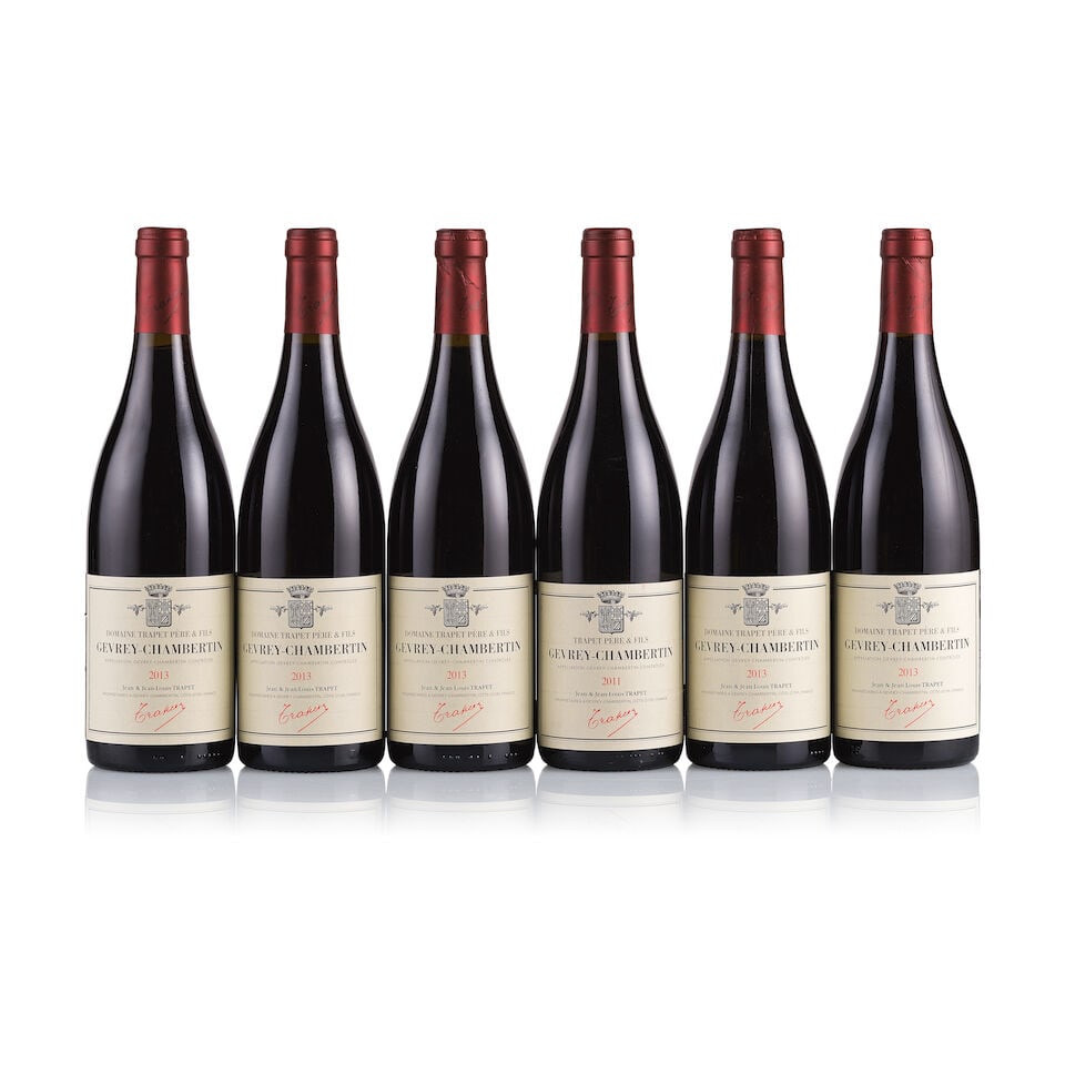 Domaine Trapet Père & Fils, Gevrey-Chambertin, 2013 (6 x 750ml): Domaine Trapet Père & Fils, Gevrey-Chambertin, 2013 (6 x 750ml) Region: Burgundy Fill Level: good Capsule: ok Cork: ok Label: excellent appearance Packaging: neutral carton For further informatio