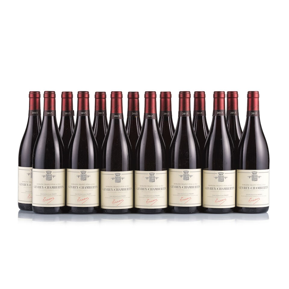 Domaine Trapet Père & Fils, Gevrey-Chambertin, 2015 (14 x 750ml): Domaine Trapet Père & Fils, Gevrey-Chambertin, 2015 (14 x 750ml) Region: Burgundy Fill Level: excellent Capsule: ok Cork: ok Label: excellent appearance Packaging: neutral carton For further info