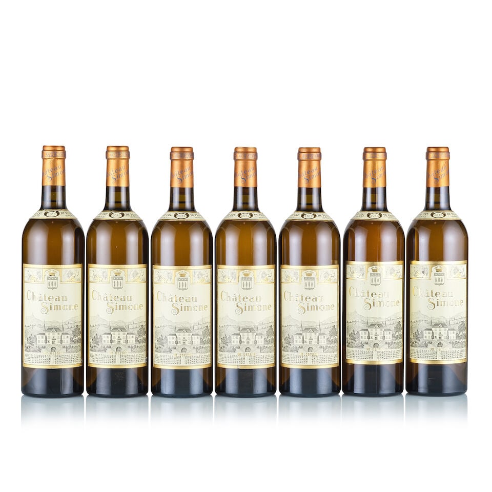 Château Simone, Palette, White, 2011, 2012 & 2013 (7 x 750ml): Château Simone, Palette, White, 2011 (2 x 750ml) Region: Provence Fill Level: excellent Capsule: ok Cork: ok Label: 1x good appearance, 1x slightly scratched Château Simone, Palette, White,