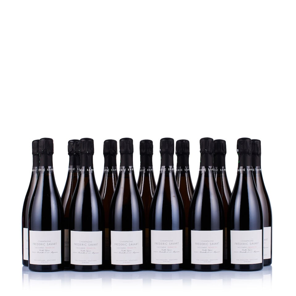 Champagne Frédéric Savart, L'Accomplie, Vieilles Vignes (13 x 750ml): Champagne Frédéric Savart, L'Accomplie, Vieilles Vignes (13 x 750ml) Region: Champagne Fill Level: excellent Capsule: ok Cork: ok Label: good appearance Packaging: 2x neutral carton This