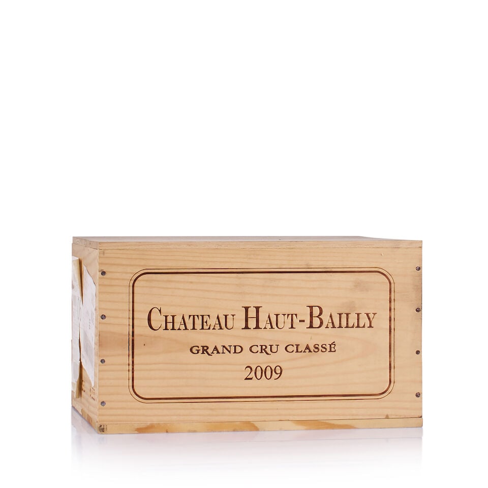 Château Haut-Bailly, Pessac-Léognan, Grand Cru Classé, 2009 (6 x 750ml): Château Haut-Bailly, Pessac-Léognan, Grand Cru Classé, 2009 (6 x 750ml) Region: Bordeaux Packaging: original wooden case Miscellaneous: not open This lot is subject to the following